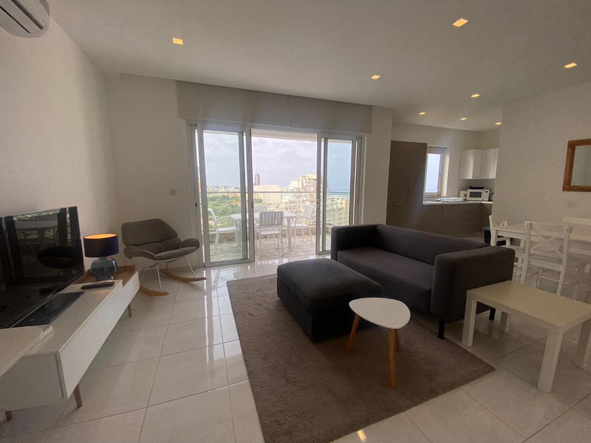 Spectacular Distant Seaview Apt Sliema Exterior foto